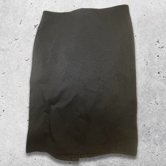 Philosophy Pencil Skirt‎ Clean Lines Tailored Fit Comfortable Fabric Black W 10 - Picture 2 of 8
